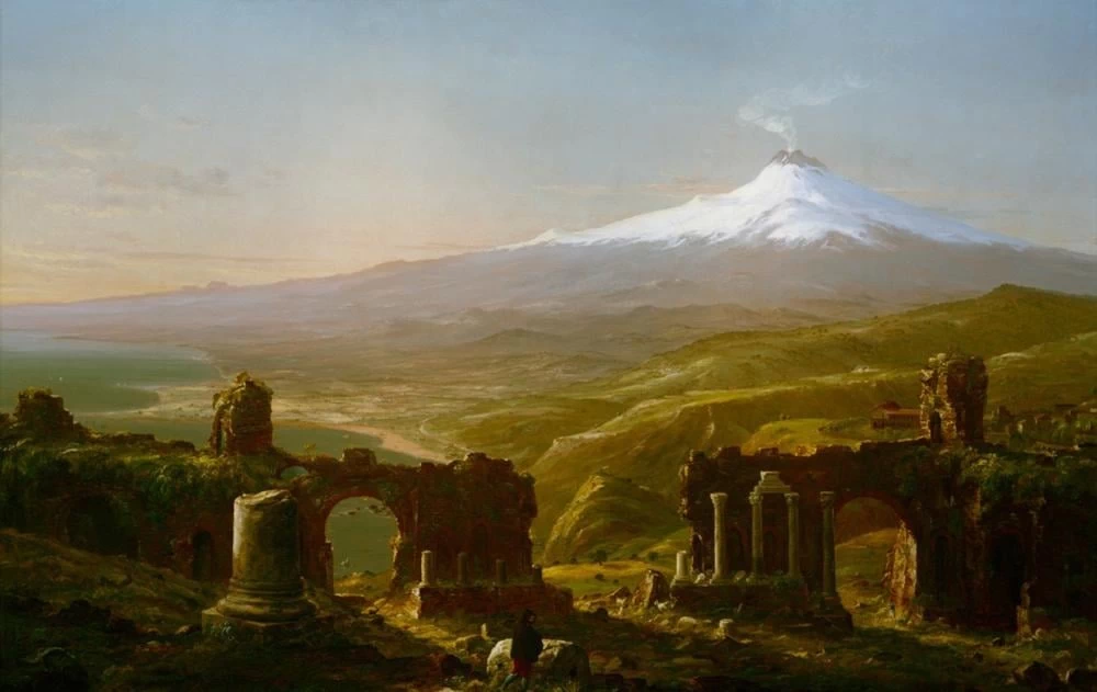 L'Etna da Taormina - Hartford, Wadsworth Atheneum